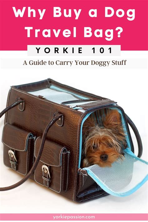 yorkie travel bag|Yorkie Travel Bag .